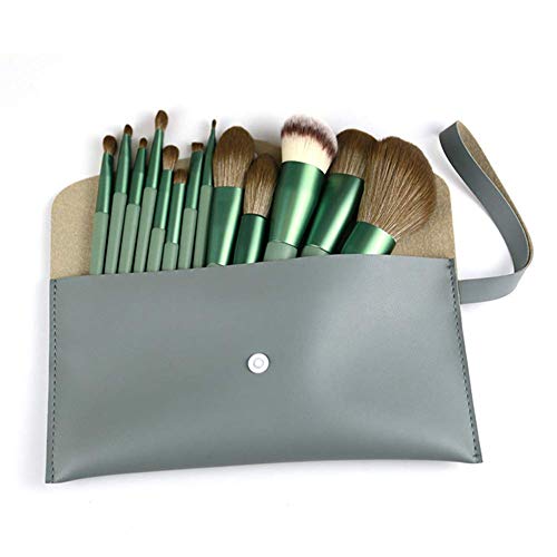 Brocha de maquillaje Belleza cuatro estaciones de secado rápido cerdas de cepillo del maquillaje súper blando 13 Blush Loose Powder Brush-Fundación Face Powder Blush sombra de ojos del maquillaje cepi