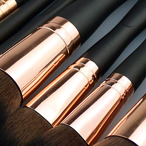 Brocha de maquillaje Herramientas de cepillo del maquillaje-10 Touch laca maquillaje sintético superior del polvo de la fundación Correctores de sombras de ojos Blush Maquillaje Cepillos con el bolso