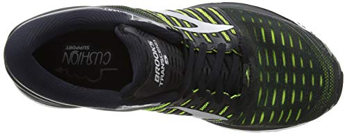 Brooks Transcend 5, Zapatillas de Running para Hombre, Multicolor (Black/Nightlife/Silver 069), 42 EU