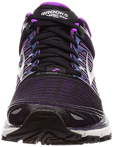 Brooks Transcend 5, Zapatillas de Running para Mujer, Multicolor (Black/Purple/Multi 023), 38 EU