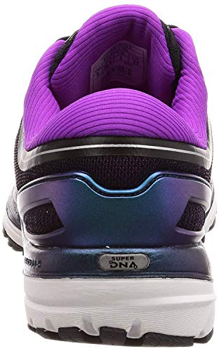 Brooks Transcend 5, Zapatillas de Running para Mujer, Multicolor (Black/Purple/Multi 023), 38 EU