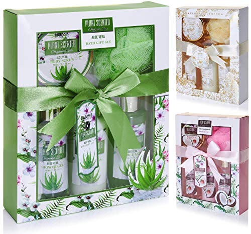 BRUBAKER Cosmetics Set de Baño y Ducha Aloe vera - Juego de 5 piezas para regalo