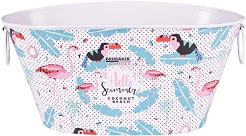 BRUBAKER Set de Baño y Ducha 'Coco playa' - 11 piezas - Set de regalo de belleza en una bañera decorativa