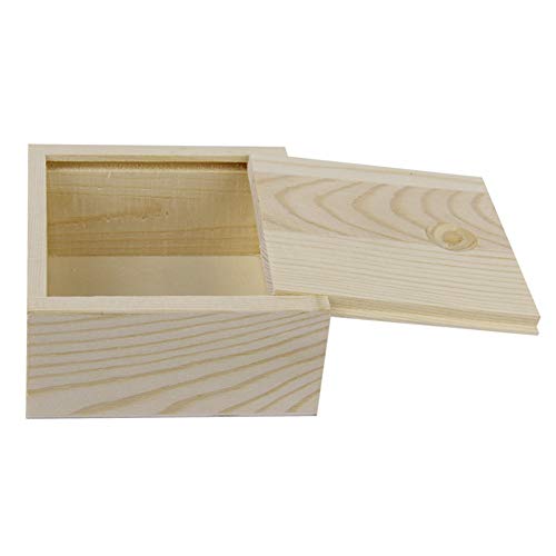 BUERJIAA Naturaleza Caja de madera Organizador Joyería Esencia Botellas de aceite Jabón hecho a mano