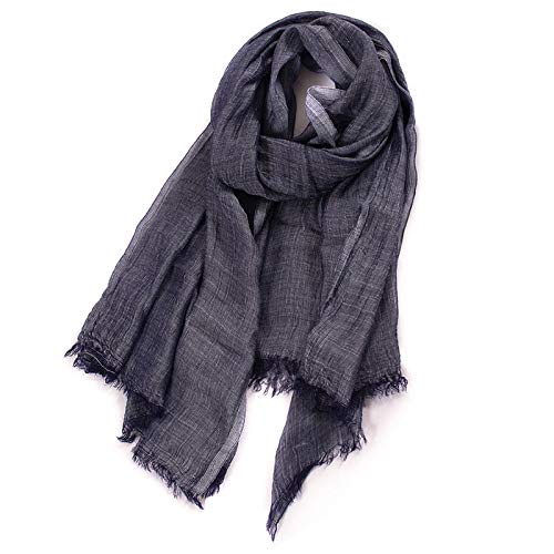 Bufanda Bufanda De Invierno De Estilo Unisex De Algodón Y Lino Color Sólido Bufandas Largas De Mujer Chal Moda Hombre Bufandas Color11