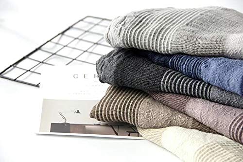 Bufanda Bufanda De Invierno De Estilo Unisex De Algodón Y Lino Color Sólido Bufandas Largas para Mujer Chal Moda Hombre Bufandas Modelekhaki