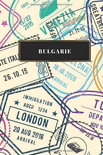 Bulgarie: Carnet de voyage ligné - Journal de voyage pour hommes et femmes avec lignes
