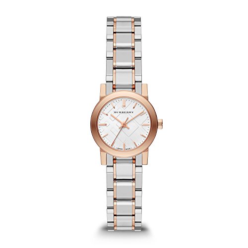 BURBERRY BU9205 - Reloj para Mujeres, Correa de Acero Inoxidable Color Plateado