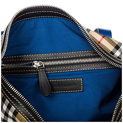Burberry hombre Kennedy bolsos de viaje canvas blue
