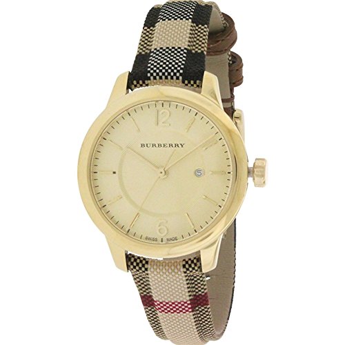 BURBERRY RELOJ DE MUJER CUARZO SUIZO 32MM CORREA Y CAJA DE ACERO BU10104