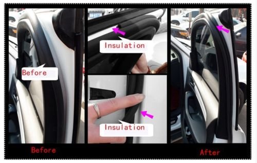 Burletes de goma, forma de D, para sellar, 39 ft /12 m, para Puertas de coche, camión, para proteger del clima, OEM,