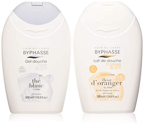 Byphasse Byphasse Gel Ducha Flor Naranjo 500 Ml+Gel Ducha Te Blanco500-50 ml