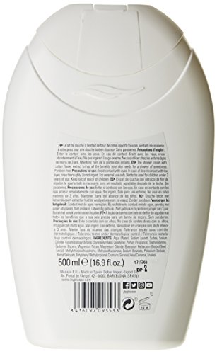 byphasse Caresse de leche de ducha flor de algodón 500 ml – juego de 4