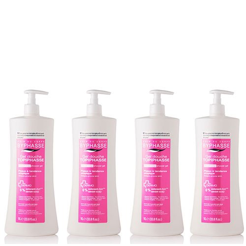 byphasse Dermo Gel Ducha topiphasse pieles de Tendance atopique –  – Juego de 4