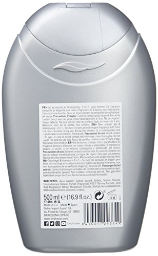 byphasse Urban Swing 2en1 gel ducha/champú para hombre 500 ml – juego de 4