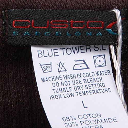 C8618 maglia donna CUSTO BARCELONA marrone brown t-shirt woman [L]