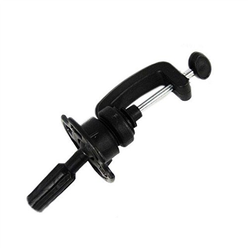 Cabeza de maniquí para formación de peluquería y cosmética, busto con cabello humano 100 %, 45,7 cm, con abrazadera de fijación