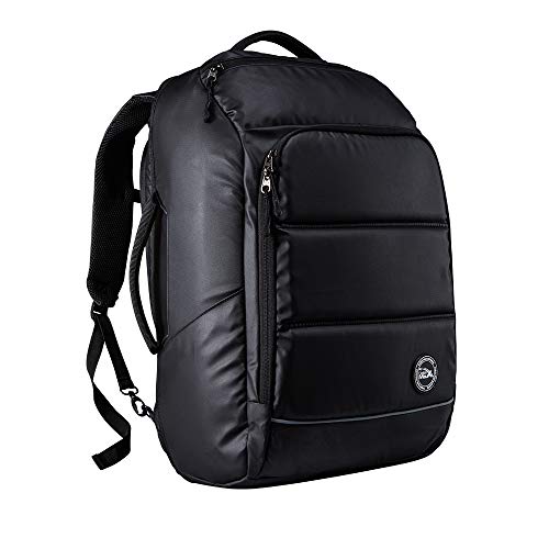 Cabin Max Ottawa - Mochila de Viaje Ligera de 55x35x20 cm - 35 litros de Capacidad Interna y Pesa 1,3 kg - Bolsa de Mano para Equipaje de Cabina Flybe Airlines (Negro)