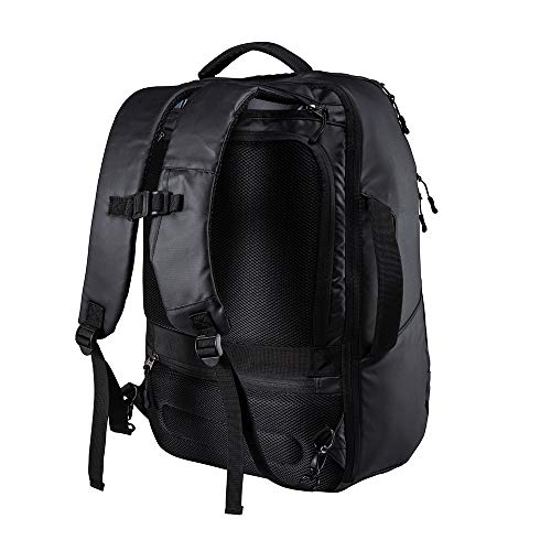 Cabin Max Ottawa - Mochila de Viaje Ligera de 55x35x20 cm - 35 litros de Capacidad Interna y Pesa 1,3 kg - Bolsa de Mano para Equipaje de Cabina Flybe Airlines (Negro)