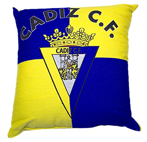 Cádiz CF Cojcad Cojín, Amarillo/Azul, Talla Única