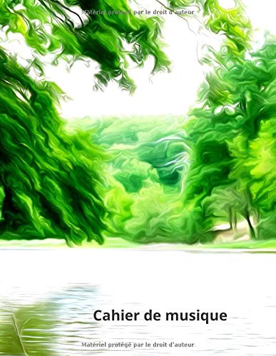 Cahier de musique: Composé de partitions vierges- Papier manuscrit de 120 pages  (12 portées chacune)