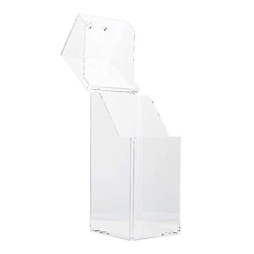 Caja de almacenamiento, práctico y reflexivo, resistente al agua y al polvo, fácil de cargar y descargar, soporte de cosméticos, tienda de salón para el hogar(Acrylic storage tube)