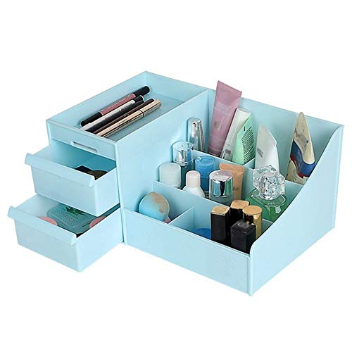 Caja de cosméticos de almacenamiento Caja de almacenamiento cosmética - Caja plástica cosmética caja de almacenamiento cajón de maquillaje organizador de maquillaje de uñas joyería polaca del cajón de