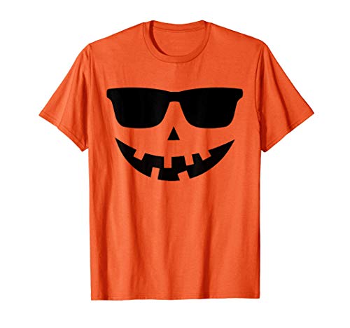 Calabaza Emoji Disfraz Halloween Hombre Mujer Niños Niñas Camiseta
