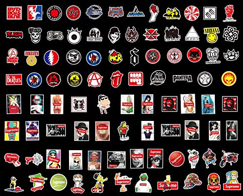 Calcomanías(400 Piezas), Neuleben Calcomanías de Vinilo para Laptop para Botellas de Agua, Monopatín, Equipaje, Motocicleta, iPhone, MacBook, Pared, Parches para Fiestas Calcomanía Fresca DIY