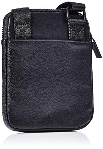 Calvin Klein CK DIRECT MINI FLAT CROSSOVERHombreShoppers y bolsos de hombroNegro (Black) 2x20x16 centimeters (B x H x T)