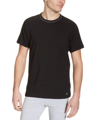 Calvin Klein CK One-Sleepwear-S/S PJ Top Camisón, Negro, S para Hombre