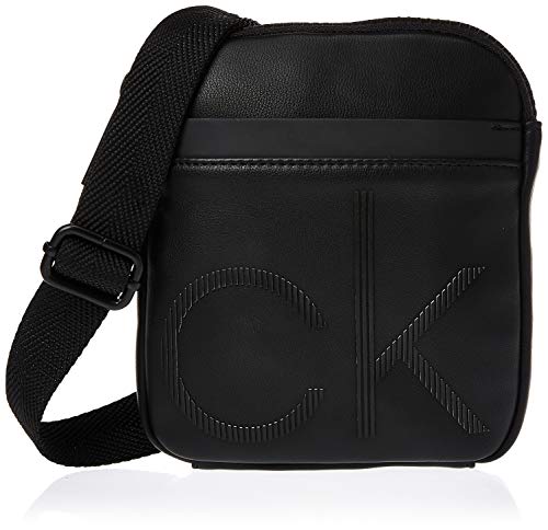 Calvin Klein CK UP MINI REPORTERHombreShoppers y bolsos de hombroNegro (Black) 2x18x17 centimeters (B x H x T)