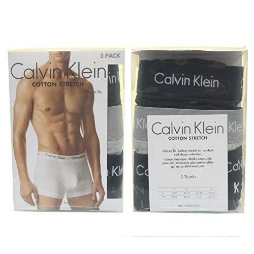 Calvin Klein Hombre 3 Pack Trunks, XL