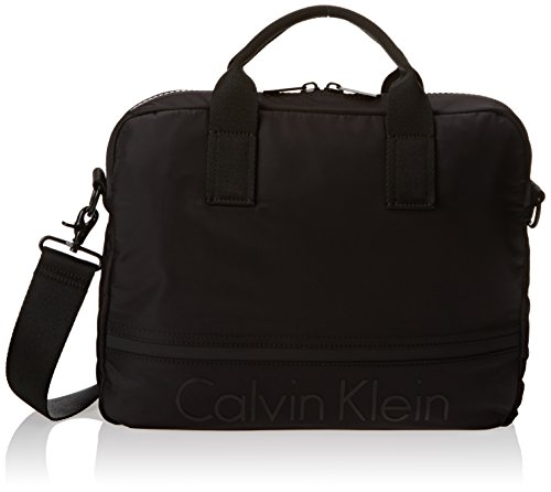 Calvin Klein - Matthew Laptop Bag, Bolsos maletín Hombre, Negro (Black), 7.5x28x37 cm (B x H x T)
