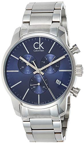 Calvin Klein Reloj de Cuarzo para Hombre con Correa de Acero Inoxidable Chapado – K2G2714N