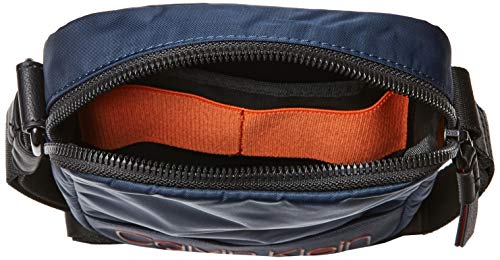 Calvin Klein - Shadow Mini Reporter, Shoppers y bolsos de hombro Hombre, Negro (Navy), 4x20x16 cm (B x H T)