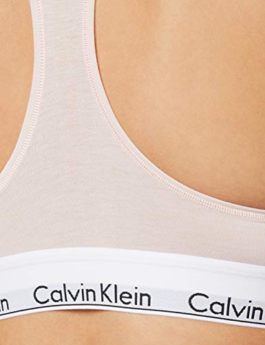 Calvin Klein Sujetador Estilo Bralette, Rosa (Nymphs Thigh 2nt), K (Talla del Fabricante: Small) para Mujer