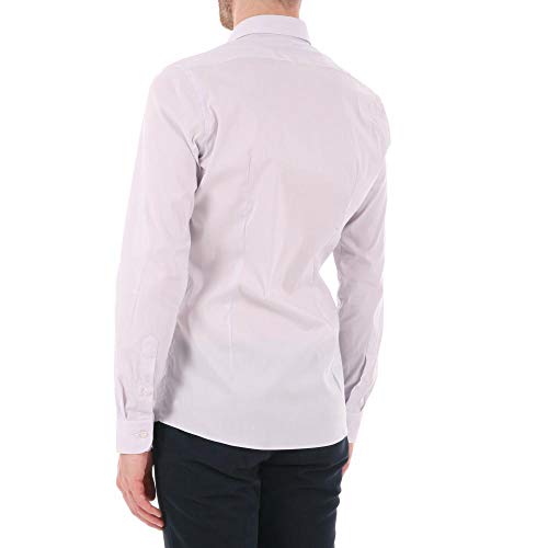 Camicia slim fit in cotoneÂ  Uomo UNGARO cod.B3MAGOOL0 LIGHT GREY SIZE:38