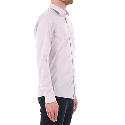 Camicia slim fit in cotoneÂ  Uomo UNGARO cod.B3MAGOOL0 LIGHT GREY SIZE:38