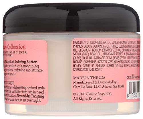 Camille Rose Naturals Almond Jai Twisting Butter, 8 Ounce by Camille Rose