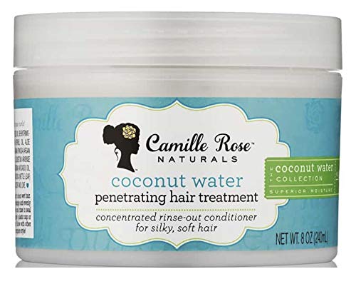 Camille Rose Tratamiento para el cabello penetrante de agua de coco con ajuste de estilo
