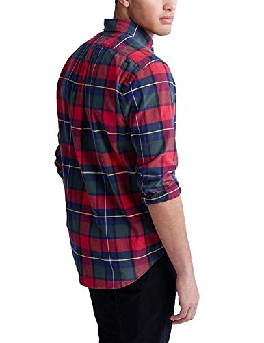Camisa Ralph Lauren SL BD Sport Cuadros Rojo/Multi Hombre M Rojo