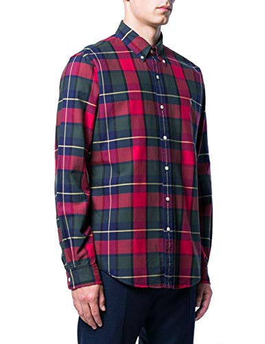 Camisa Ralph Lauren SL BD Sport Cuadros Rojo/Multi Hombre M Rojo