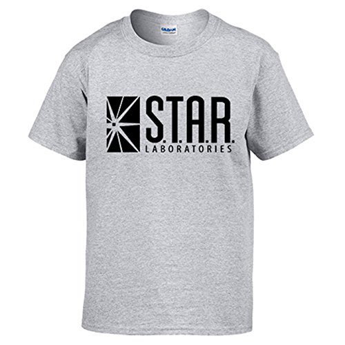 Camiseta ilustración Star Laboratories - Gris, 12-14 años
