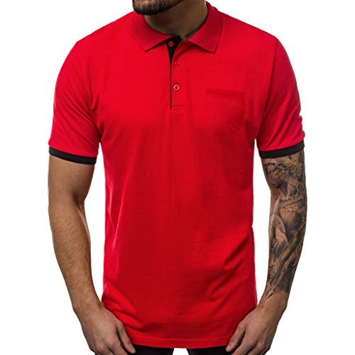 Camiseta Manga Corta Hombre, Pack de 5