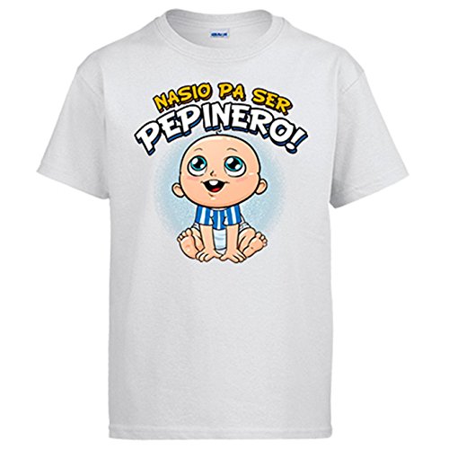 Camiseta Nacido para ser Pepinero Leganés fútbol - Blanco, 3-4 años