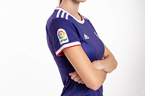Camiseta oficial 2ª equipación del Real Valladolid C.F. Temporada 2019/20, Mujer, Talla 2XS