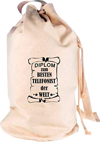 Camiseta stown – Petate Diploma el mejor del mundo Telefonista, naturaleza