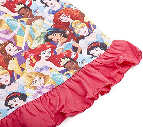 Camisetas de princesa Disney con el Rey León, Aladino, Cenicienta, La Patrulla Canina, La Sirenita. Producto oficial para niños, camisón para princesas Rosa Princesa 7-8 Años