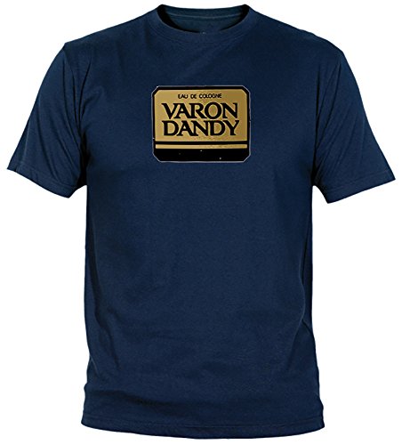 Camisetas EGB Camiseta Varón Dandy Adulto/niño ochenteras 80´s Retro (XXL, Marino)